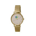 Pedre Women's Scandia Gold-tone Mesh Bracelet Watch